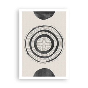 Poster - Wichtig ist, was dazwischen liegt - 70x100 cm