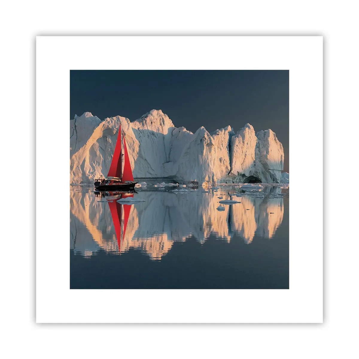 Poster - Am Rande der Welt - 30x30 cm