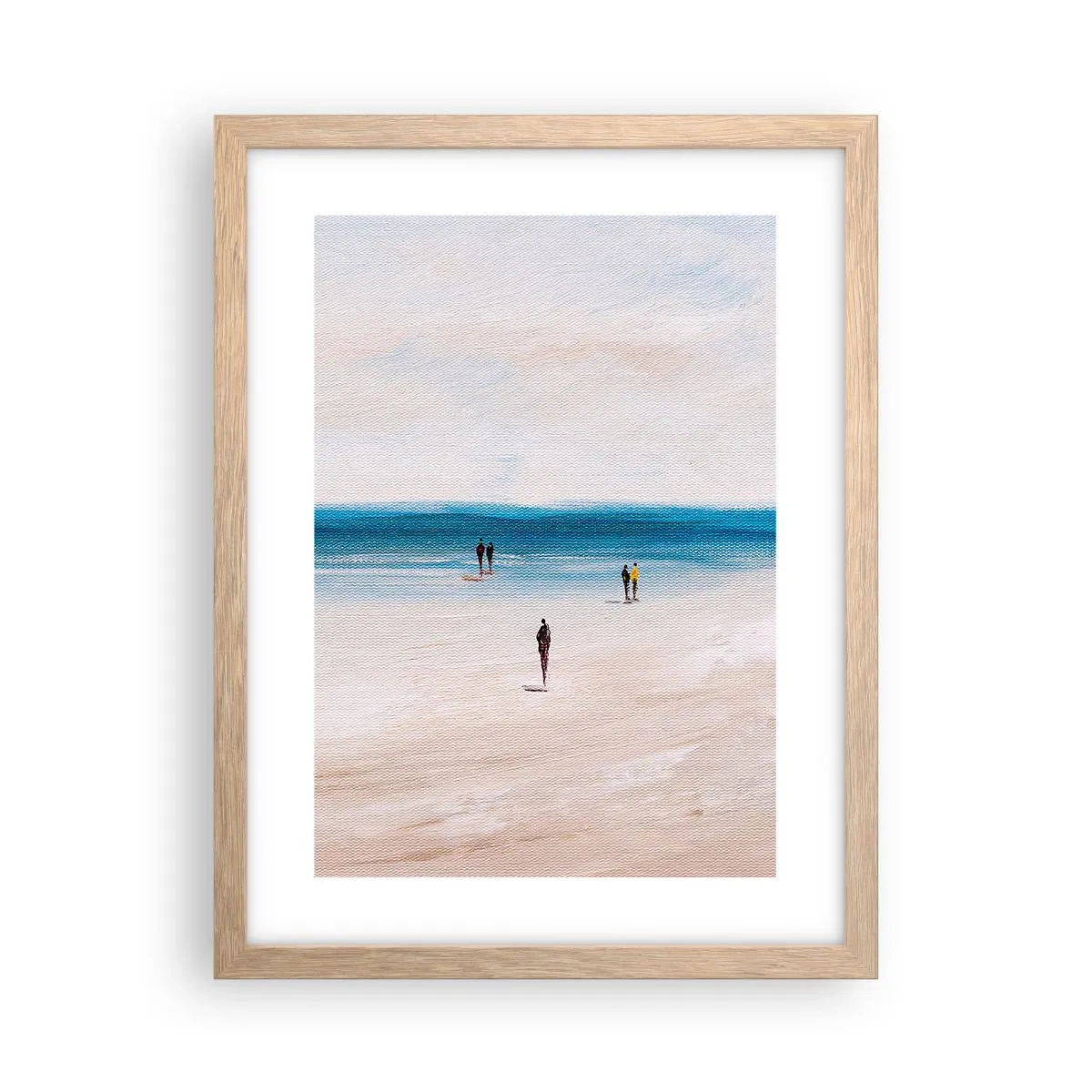 Poster in einem Rahmen aus heller Eiche - Natürliches Bedürfnis - 30x40 cm