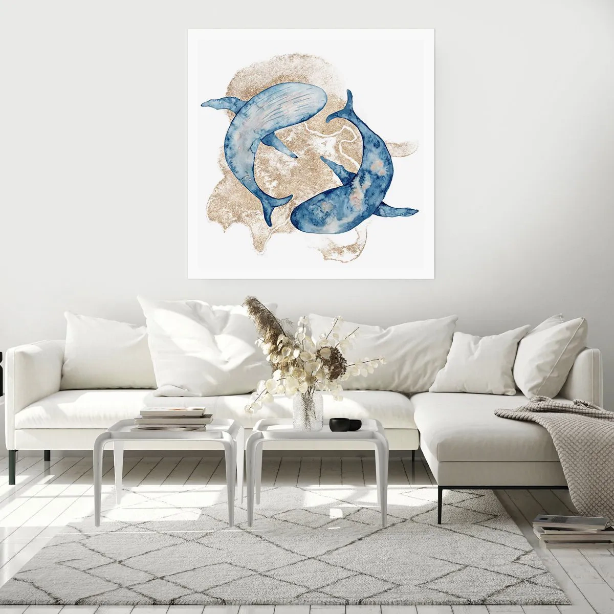 Poster - Freundschaft oder Liebe? - 60x60 cm
