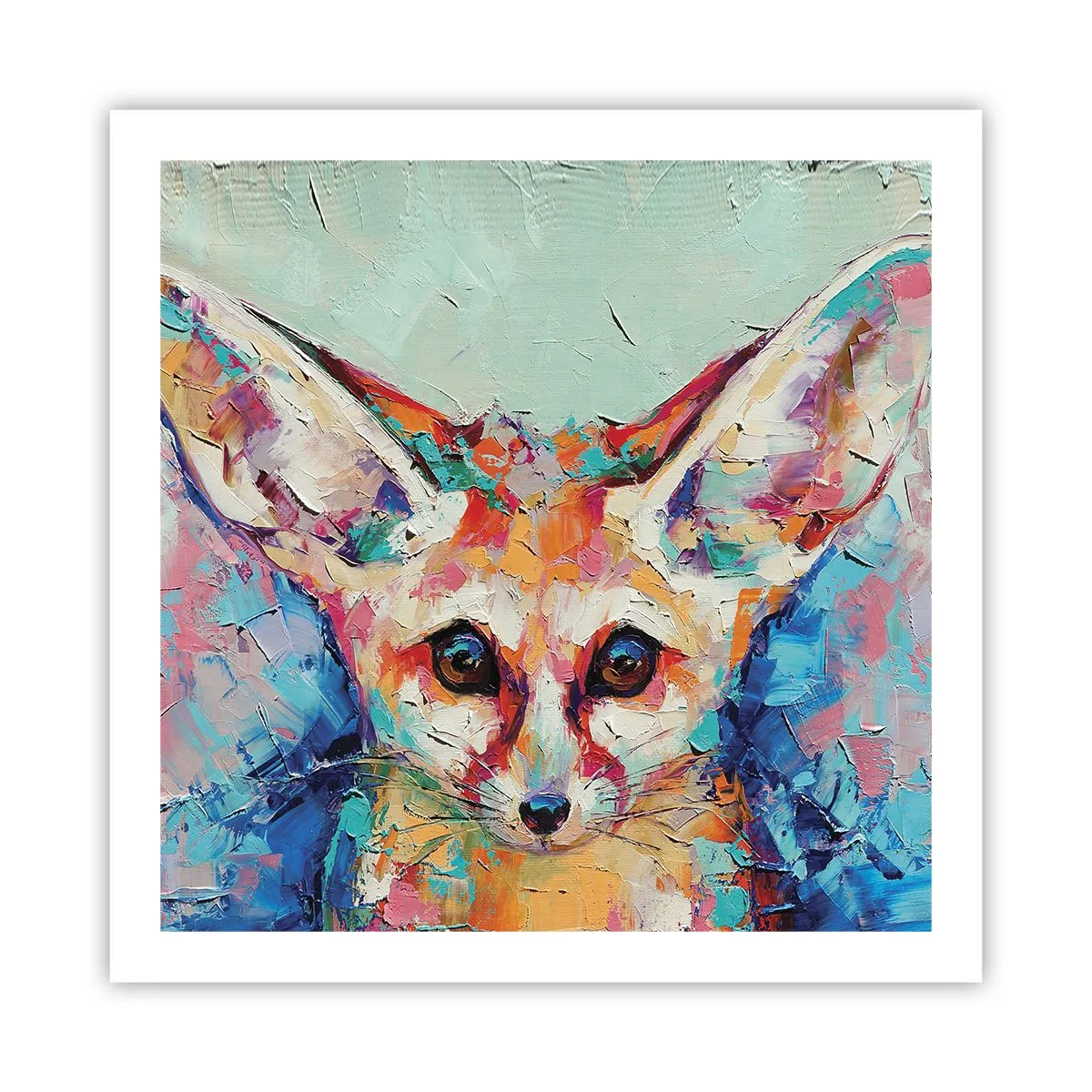 Poster - Bist du bereit für mich? - 60x60 cm