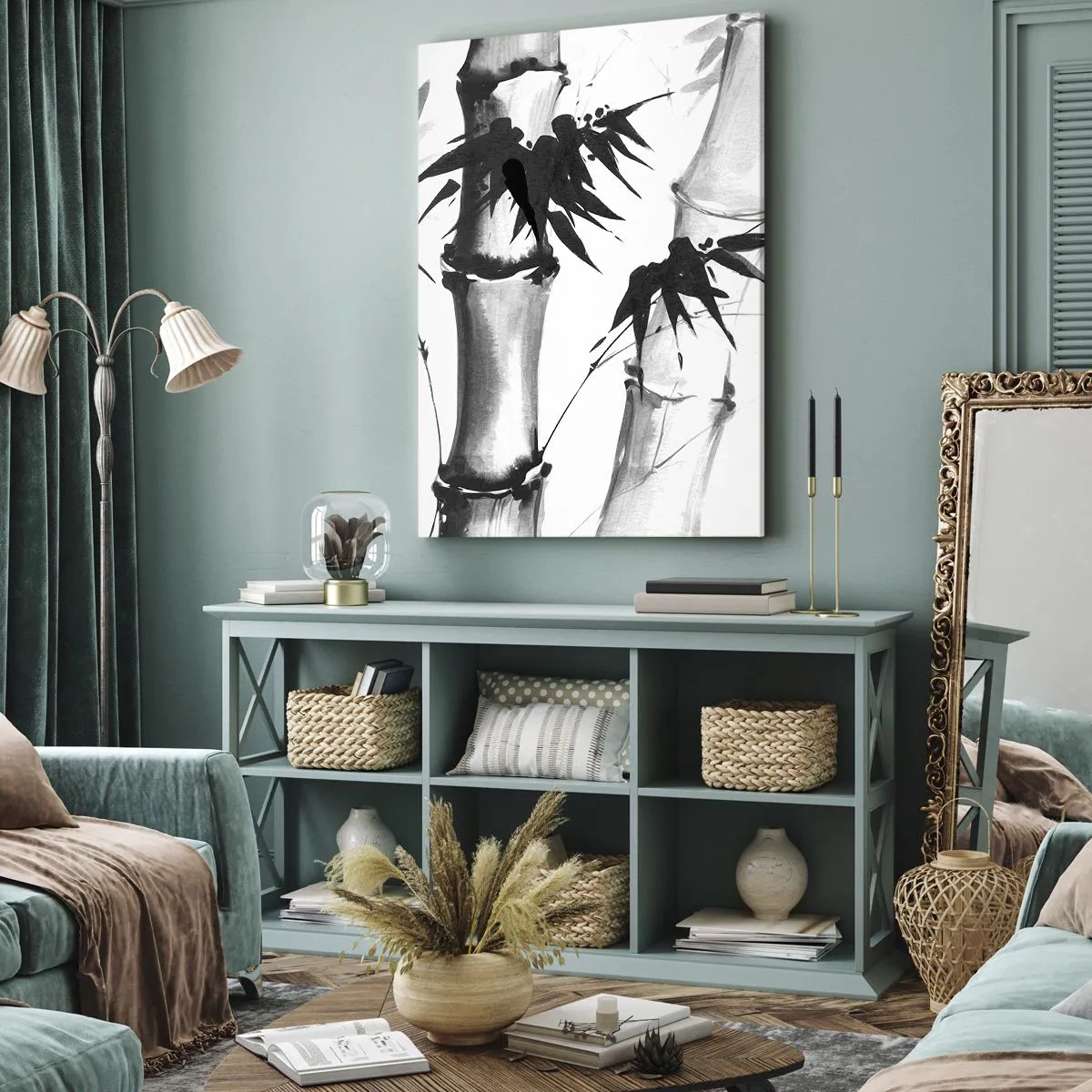 Bild auf Leinwand - Leinwandbild - Dem Orient ganz nah - 45x80 cm