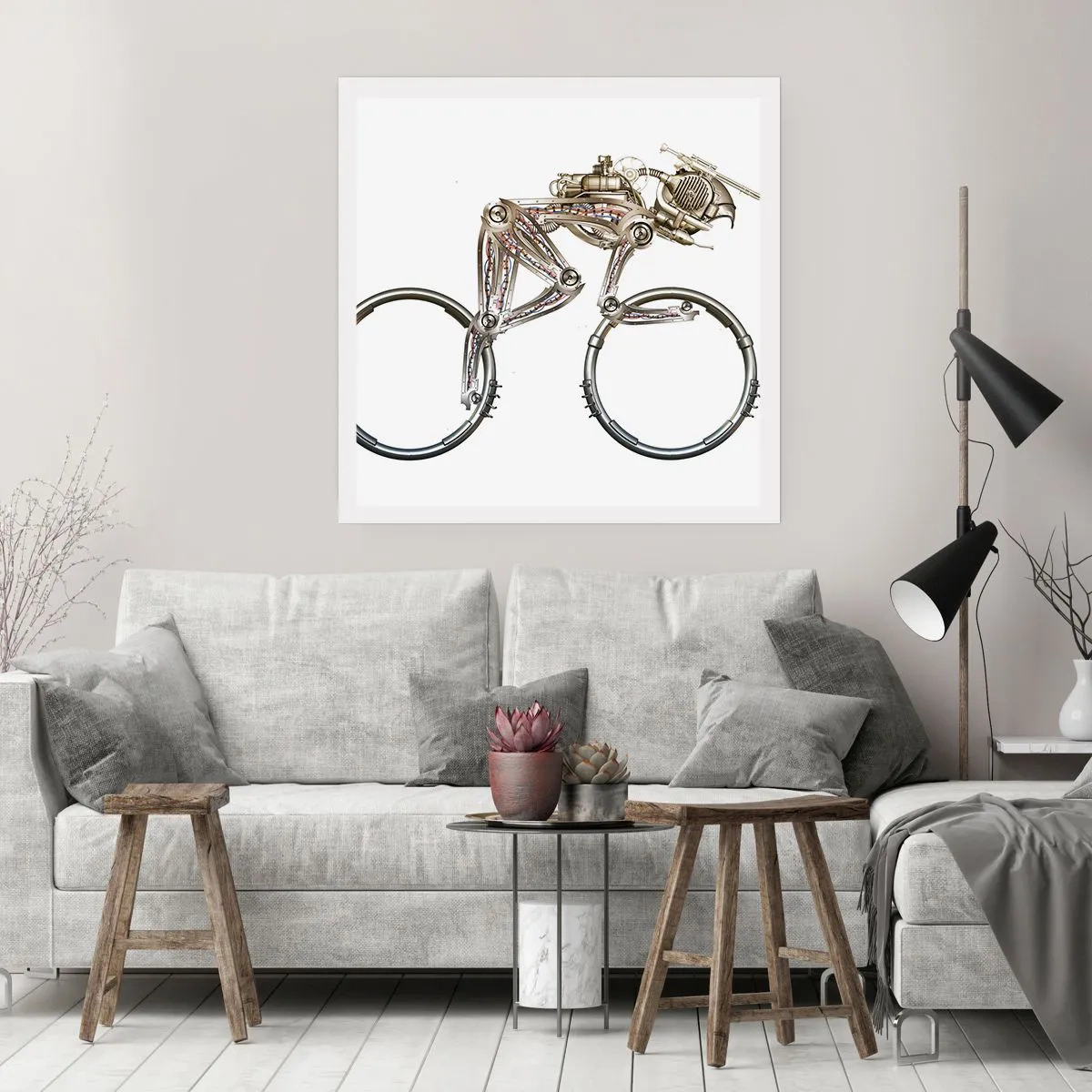 Poster - Eine tolle Maschine - 40x40 cm