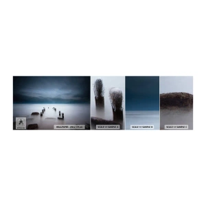 Fototapetenmuster Standard Eco - Nachdenklicher See - Landschaft, Meer, See - 100x30 cm