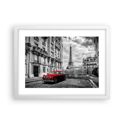 Poster in einem weißen Rahmen - Raubtier in der Stadt - 40x30 cm