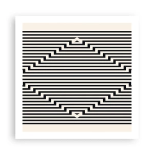 Poster - Geometrische Illusion - 60x60 cm