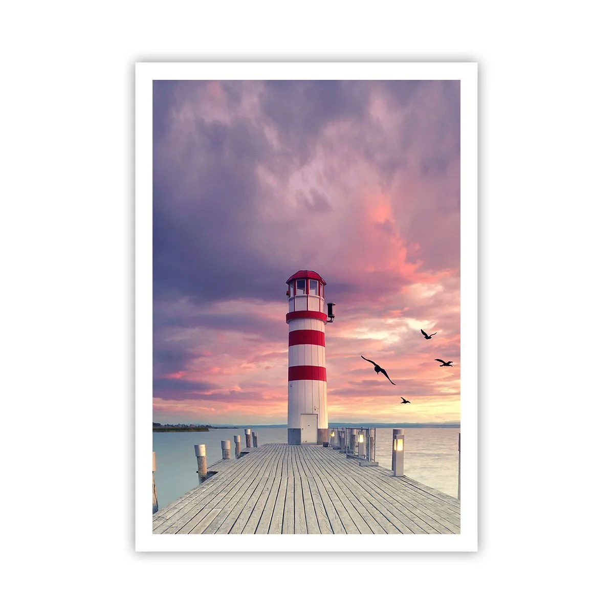 Poster - Es ist Zeit zum Hafen zu gehen - 70x100 cm