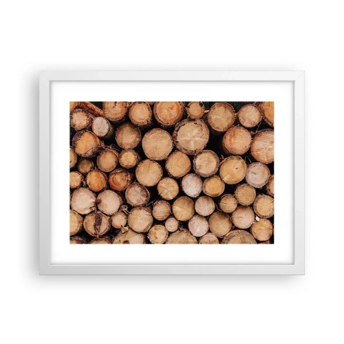 Poster in einem weißen Rahmen - Ein neuer Anfang - 40x30 cm