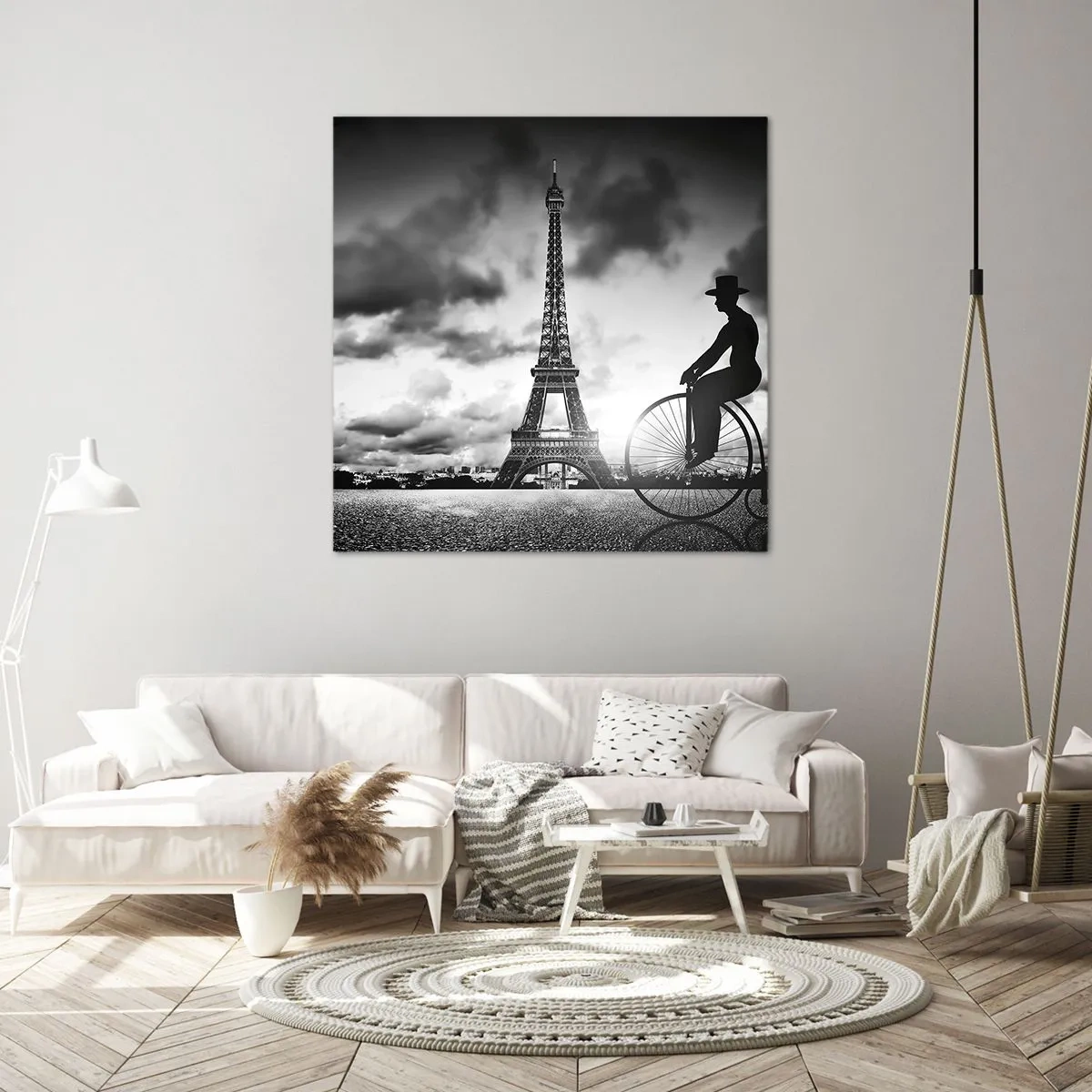 Bild auf Leinwand - Leinwandbild - Sehnsucht nach Belle Epoque - 30x30 cm