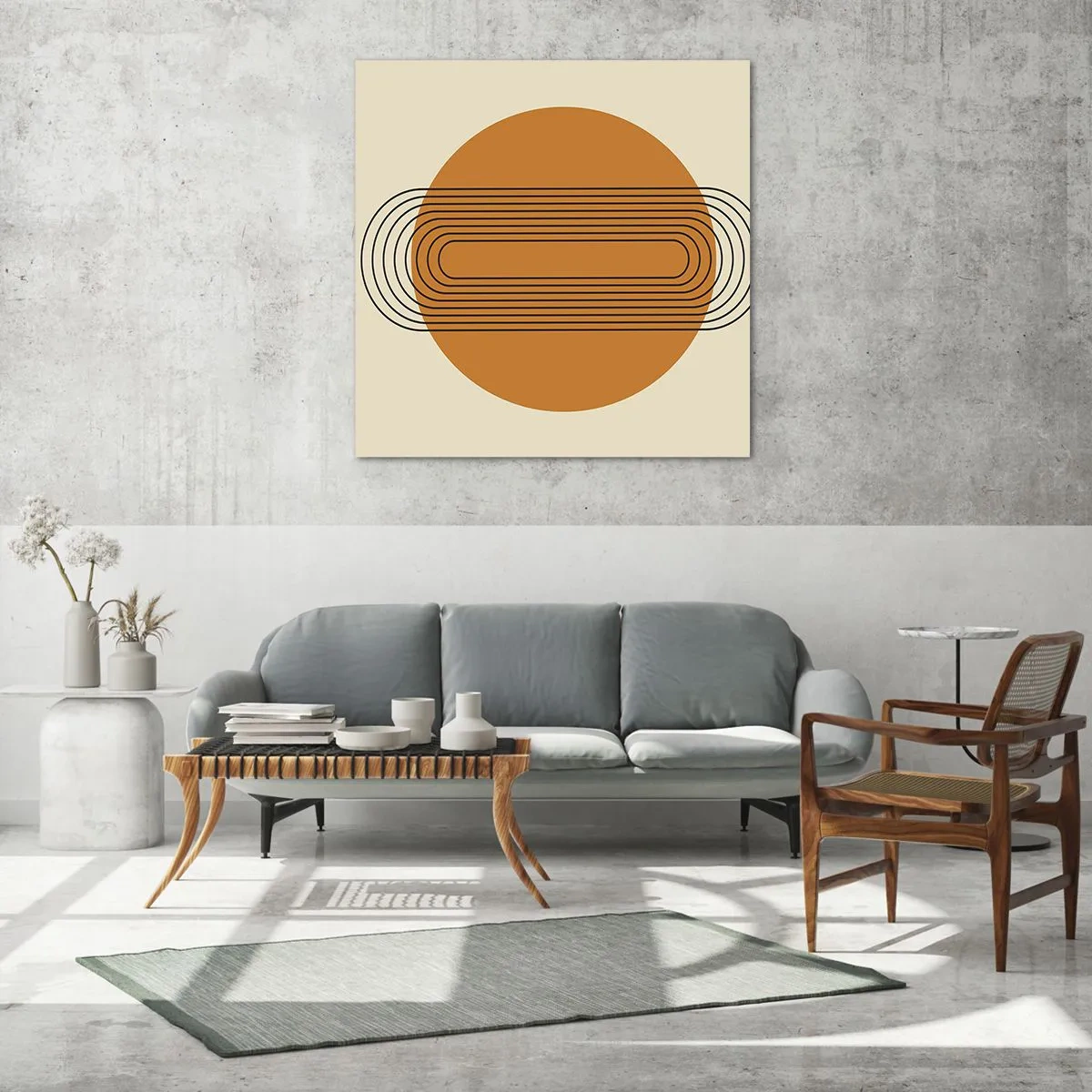 Glasbild - Bild auf glas - Perfekter Plan - 40x40 cm