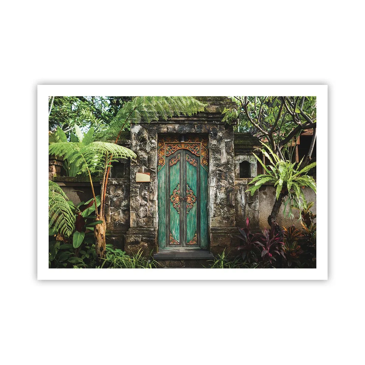 Poster - Eine Tür zu einer exotischen Welt - 91x61 cm