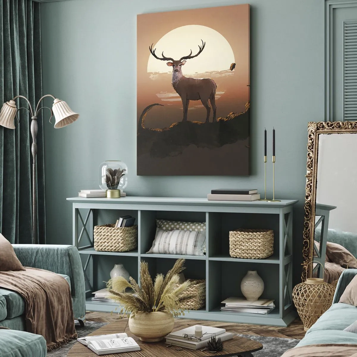 Bild auf Leinwand - Leinwandbild - Diese Nacht ist anders als jede andere - 45x80 cm