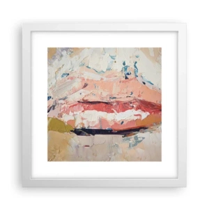 Poster in einem weißen Rahmen - Es weckt die Sinne - 30x30 cm