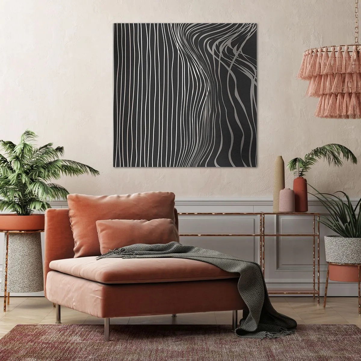 Bild auf Leinwand - Leinwandbild - Rhythmus und Akzent - 70x70 cm