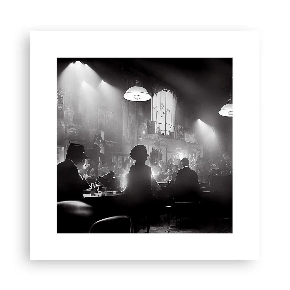 Poster - In Jazz-Atmosphäre - 30x30 cm