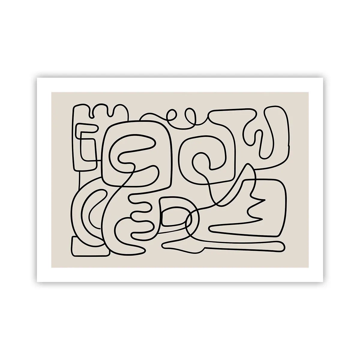 Poster - Folge der Spur - 70x50 cm