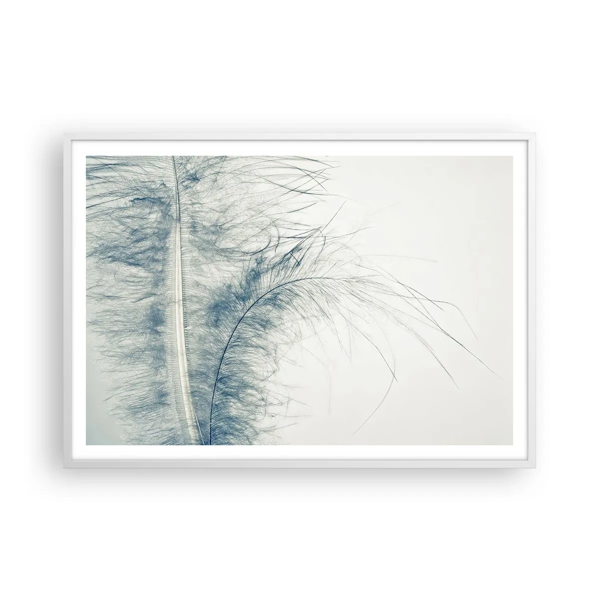 Poster in einem weißen Rahmen - Flüstern der Natur - 100x70 cm