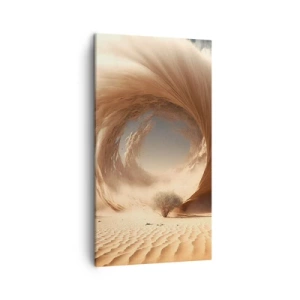 Bild auf Leinwand - Leinwandbild - Geöffnetes Portal - 45x80 cm