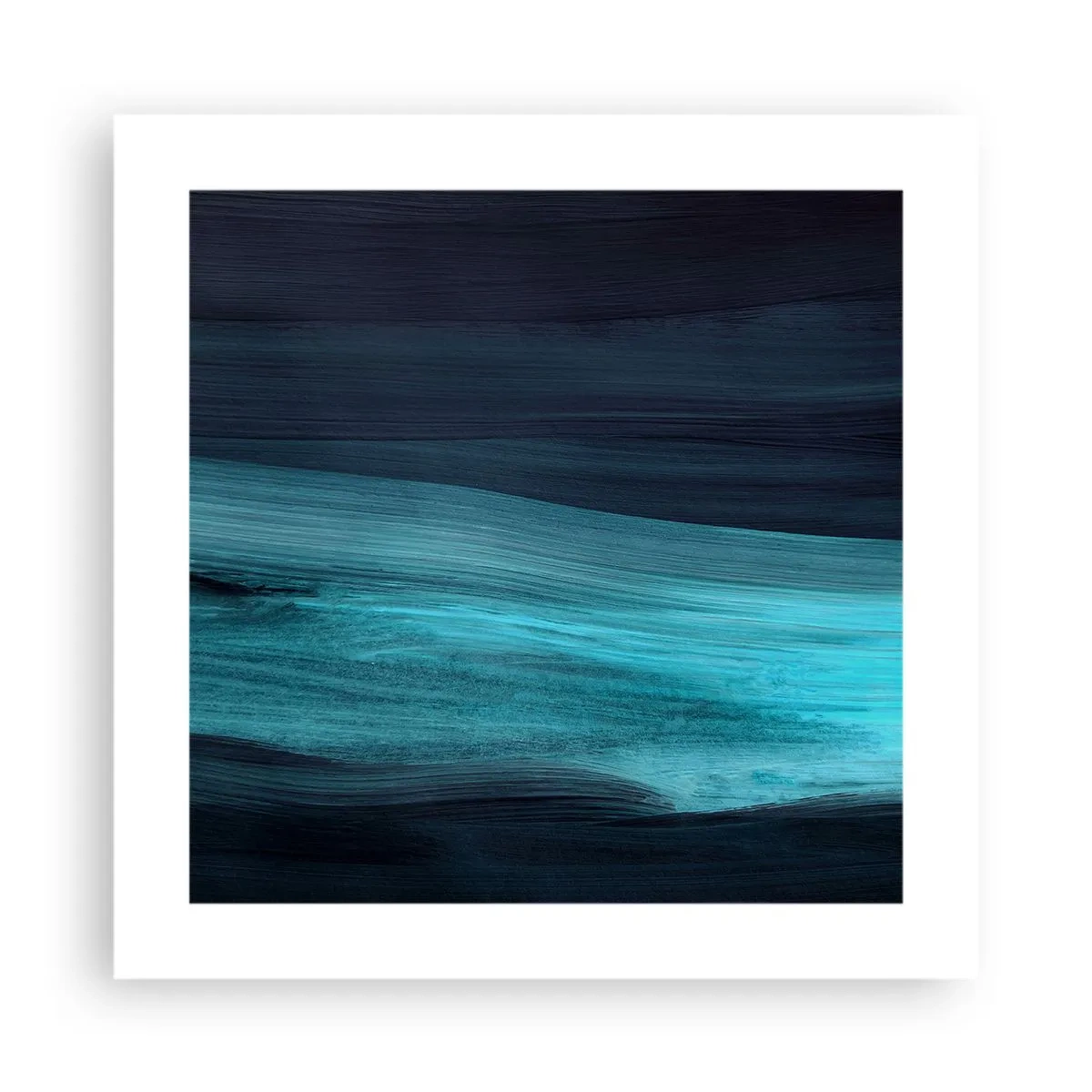 Poster - Gehen Sie mit dem Strom - 40x40 cm