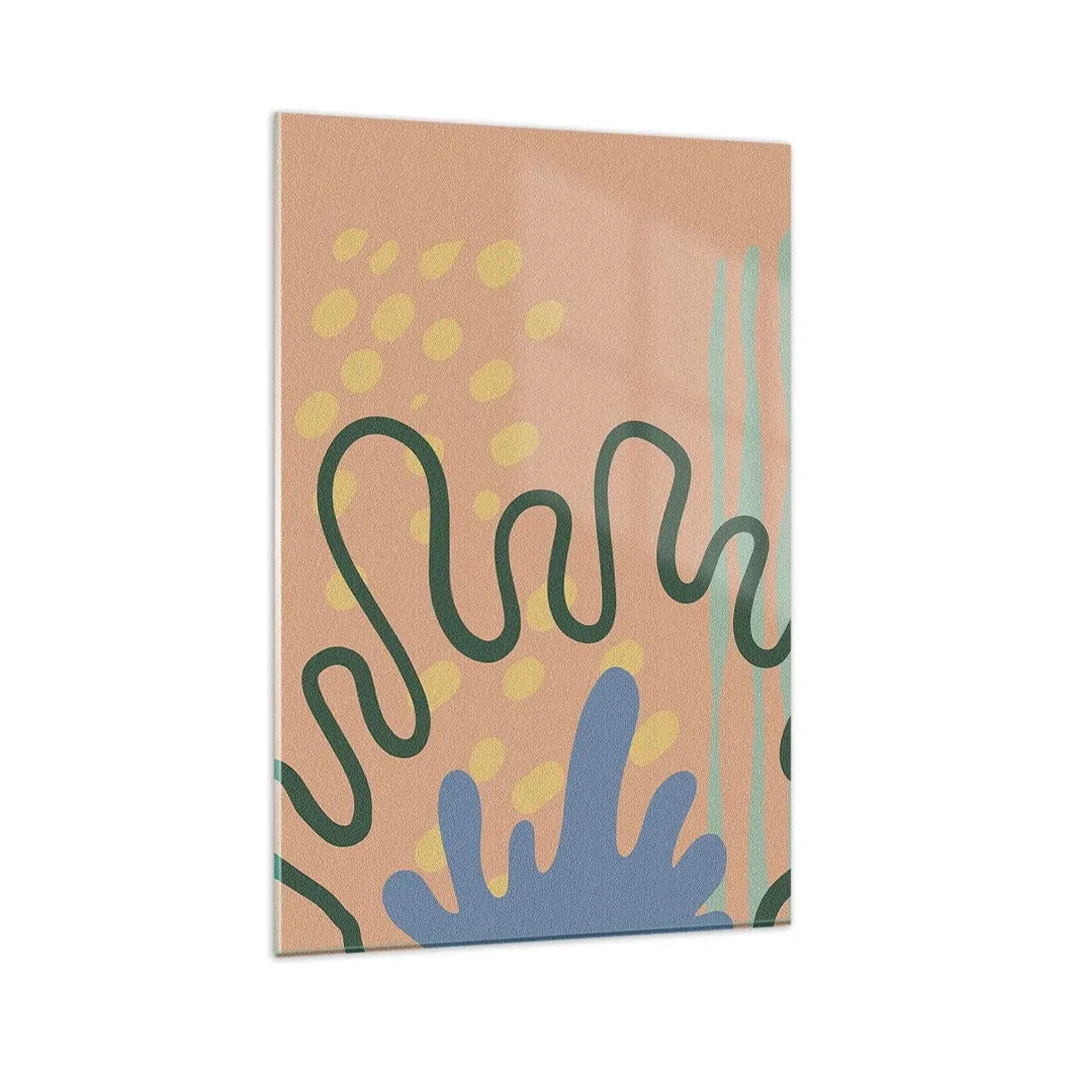 Glasbild - Bild auf glas - Abstraktion: Vielfalt der Natur - 80x120 cm