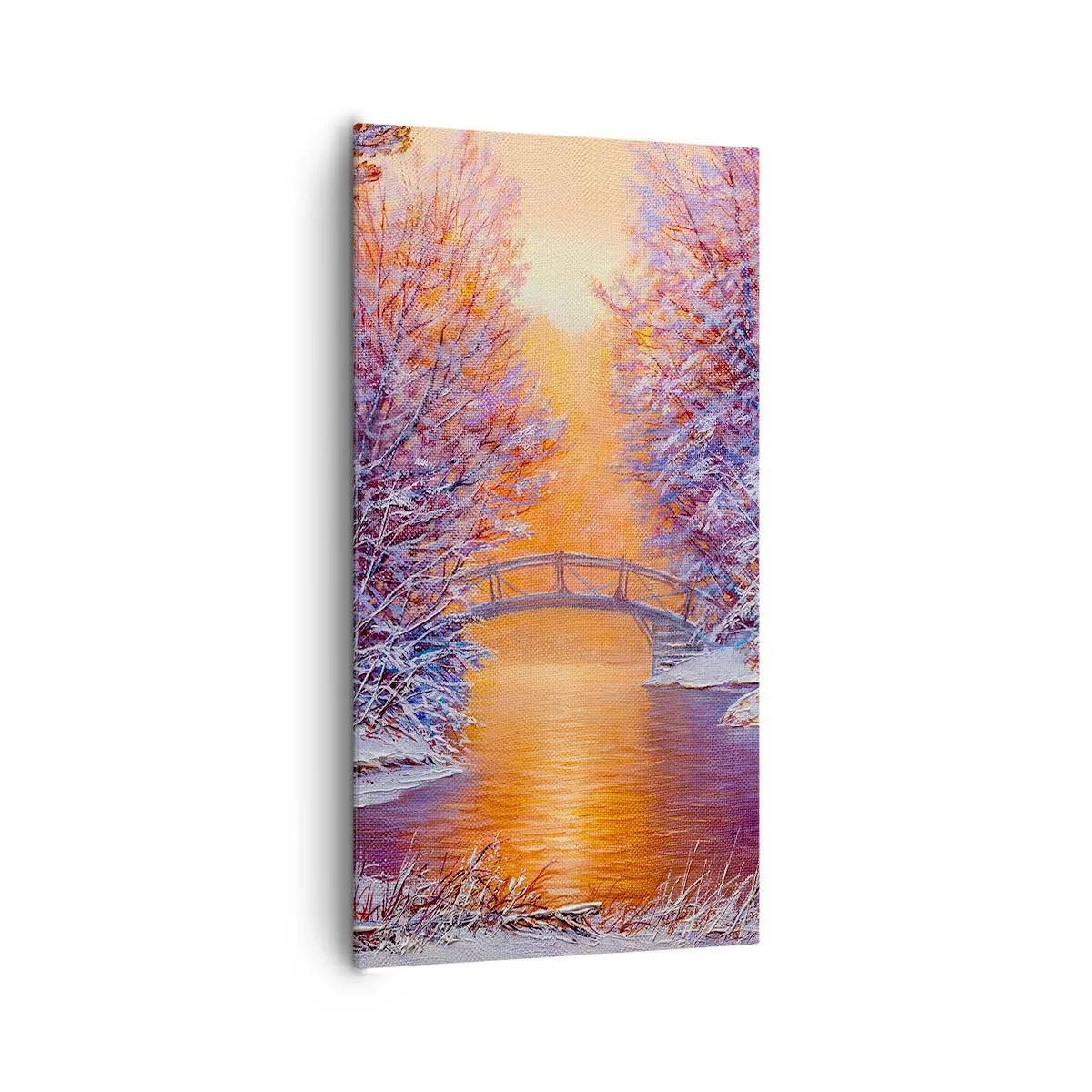 Bild auf Leinwand - Leinwandbild - Treffen wir uns hier - 65x120 cm