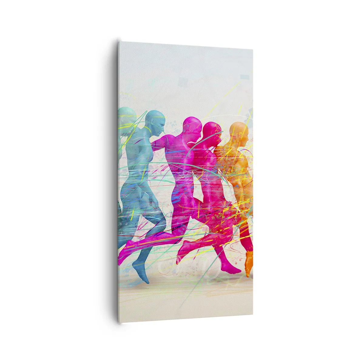 Bild auf Leinwand - Leinwandbild - Harmonie der Bewegung - 65x120 cm