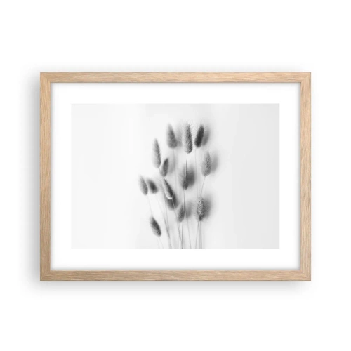 Poster in einem Rahmen aus heller Eiche - Eure flauschige Grashoheit - 40x30 cm