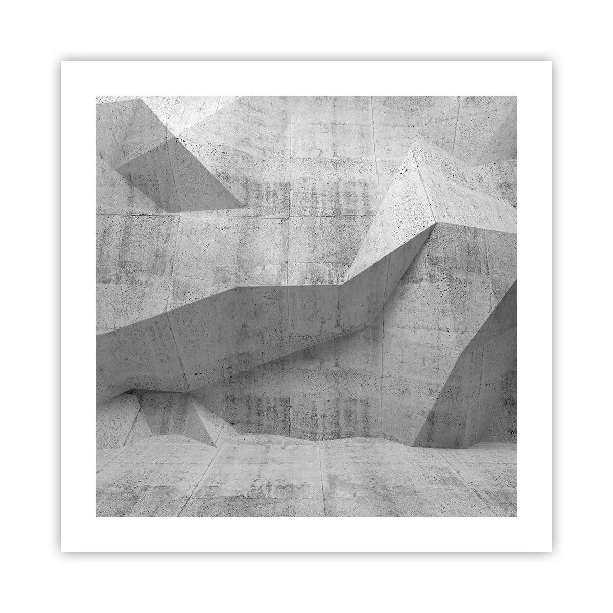 Poster - Eine echte Herausforderung - 50x50 cm