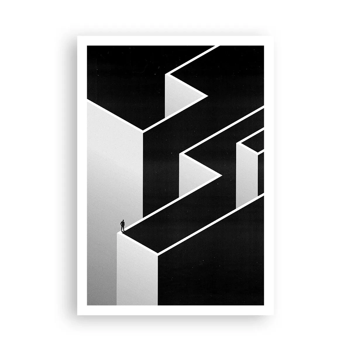 Poster - Einsamkeit an der Spitze - 70x100 cm