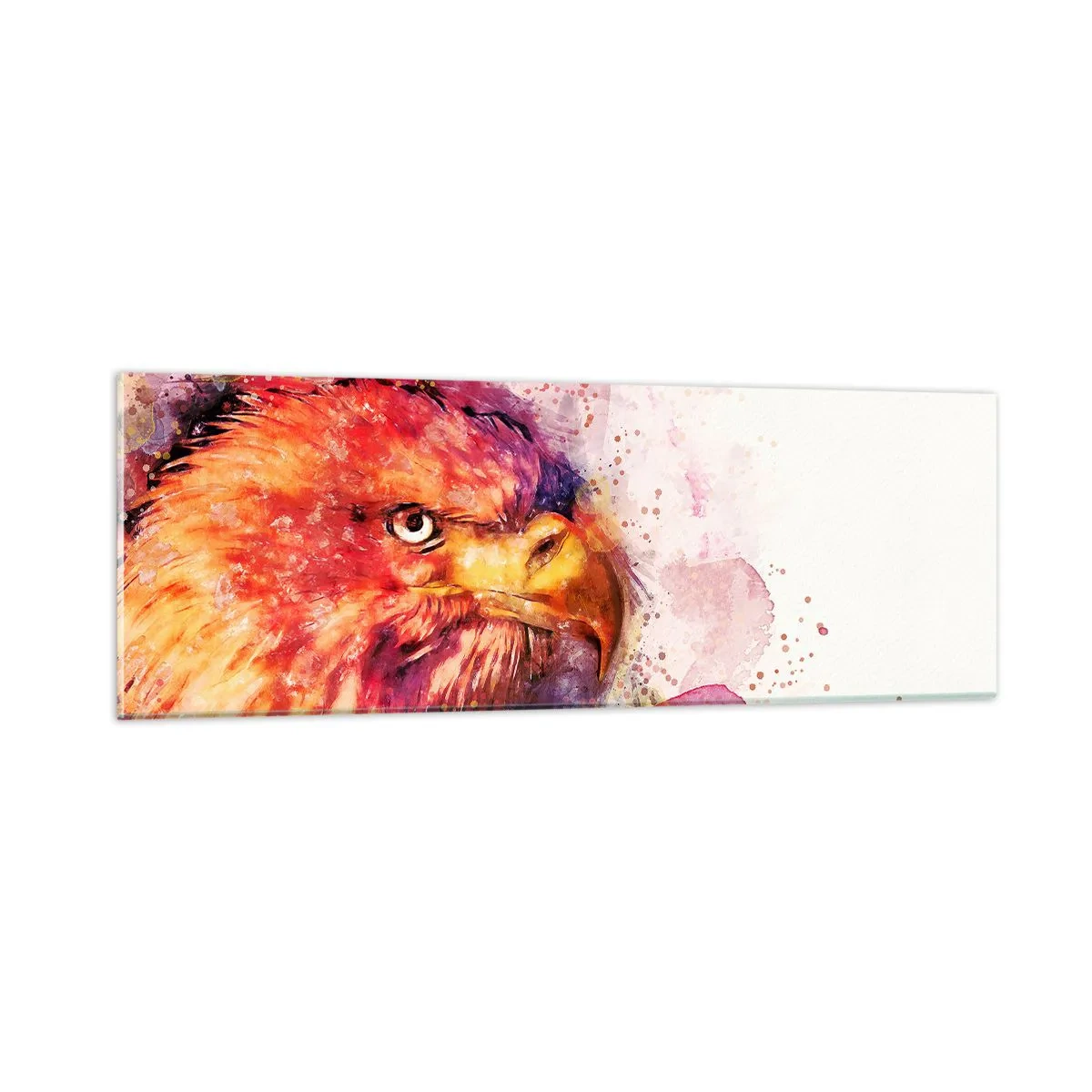 Glasbild - Bild auf glas - Du willst nicht wissen, woran ich denke - 90x30 cm