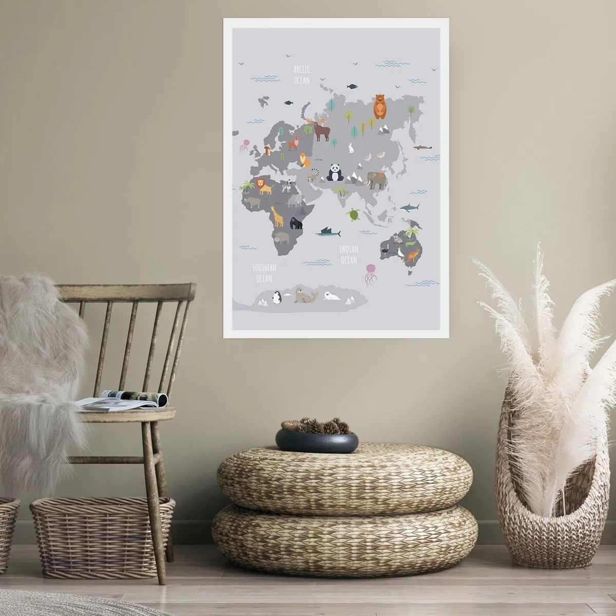 Poster - Sag mir wo du herkommst ... - 40x50 cm