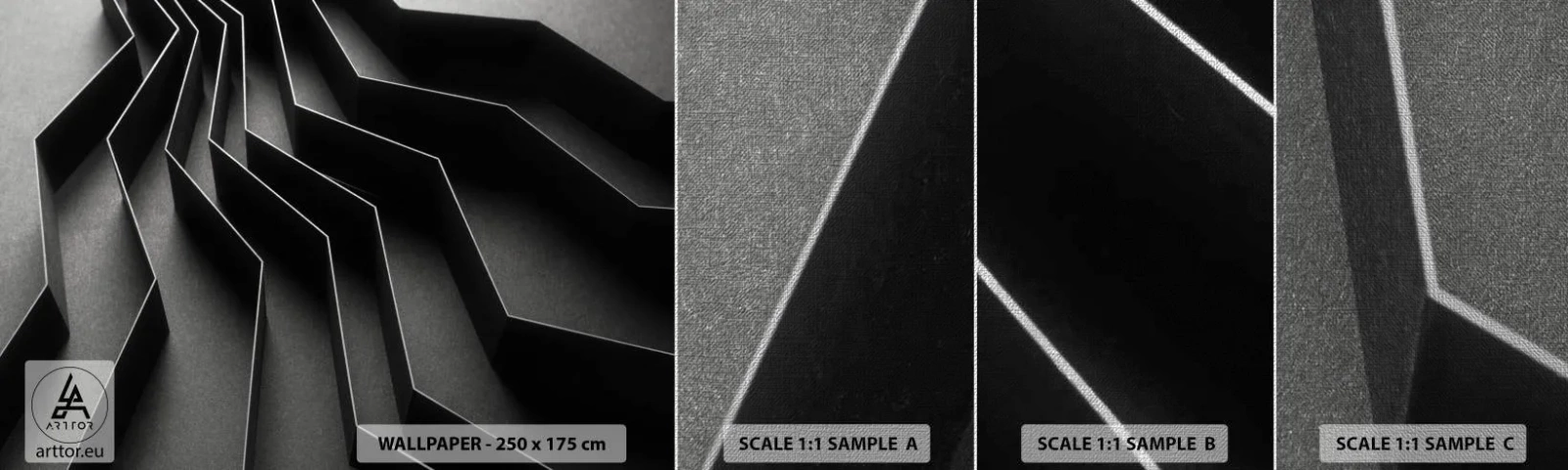 Fototapeten Muster Premium Canvas - Räumliche Ordnung - 3D, Labyrinth, Modern - 100x30 cm