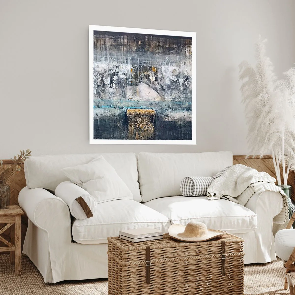 Poster - Wie auf Eis, wie nach Dezember - 40x40 cm
