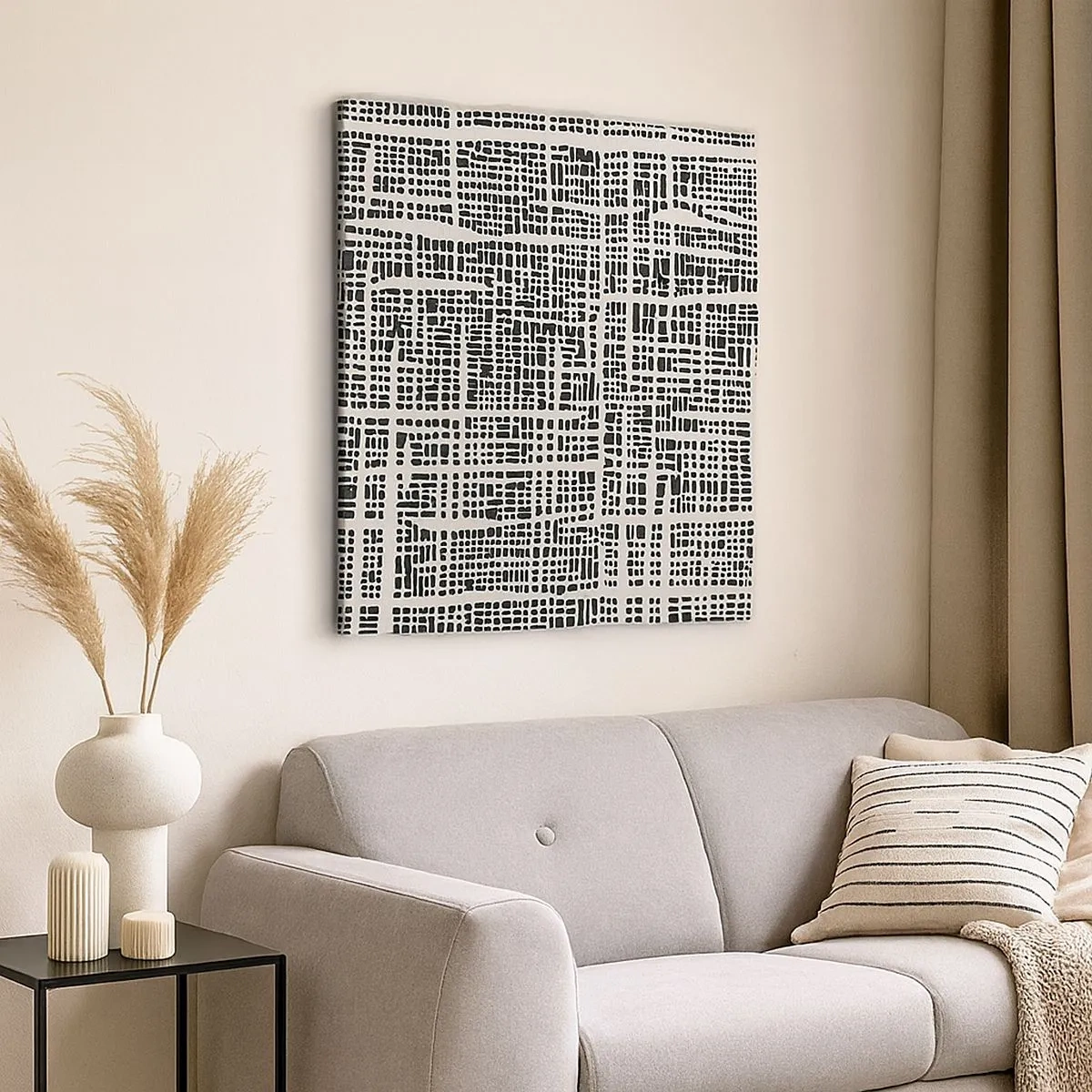 Bild auf Leinwand - Leinwandbild - Gewebte Komposition - 30x30 cm