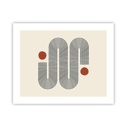 Poster - Vom Anfang bis zum Ende - 50x40 cm