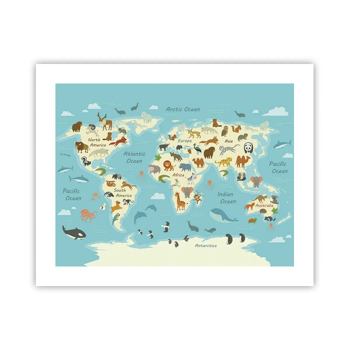 Poster - Gute Nachbarn - 50x40 cm