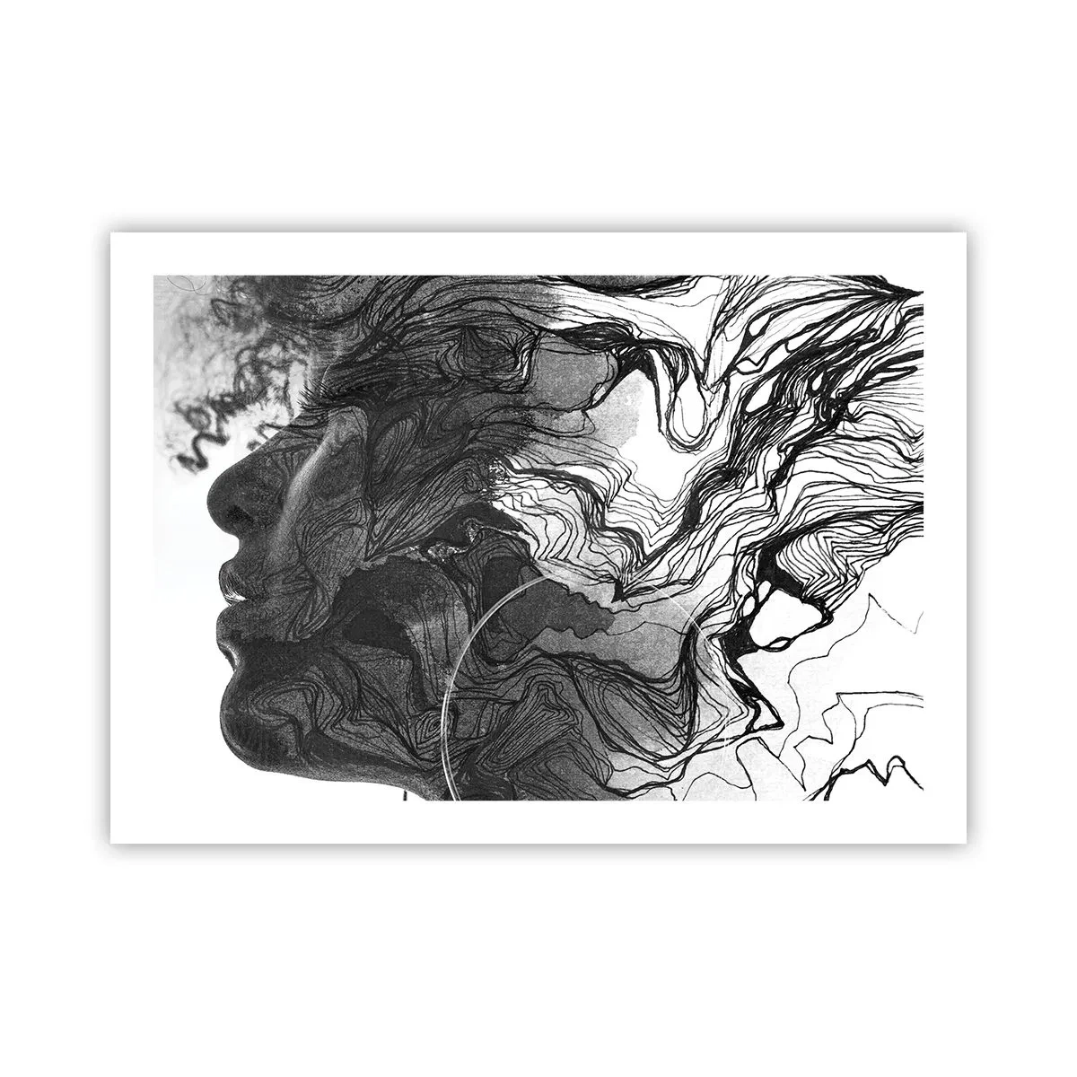 Poster - Verstrickt in Träume - 70x50 cm