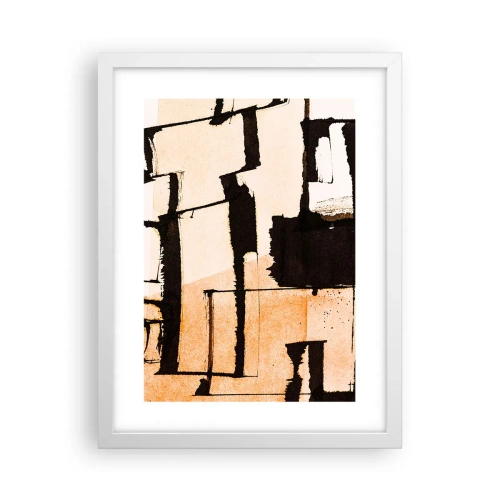 Poster in einem weißen Rahmen - Also doch Ordnung - 30x40 cm