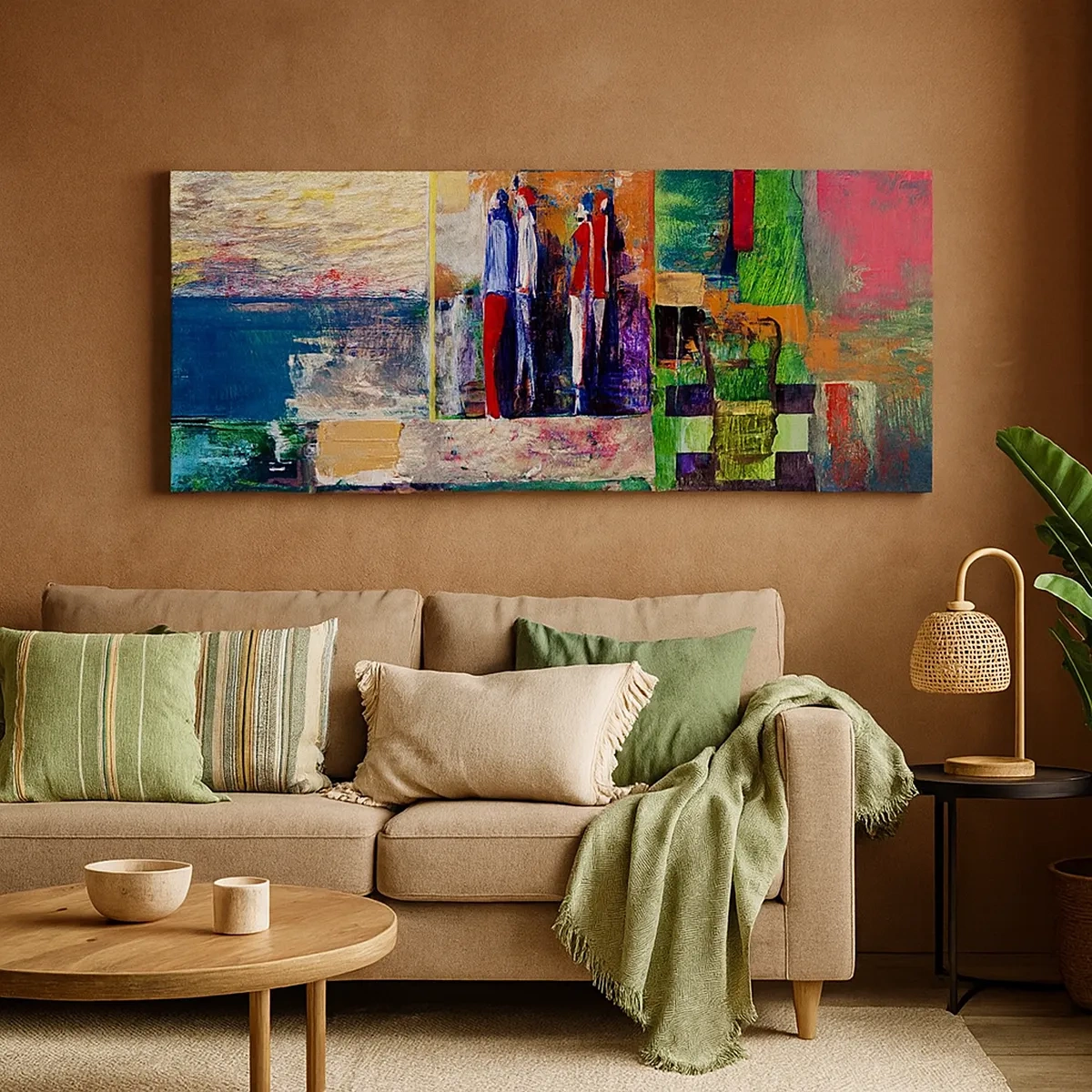 Bild auf Leinwand - Leinwandbild - Beziehungen und Emotionen - 30x30 cm