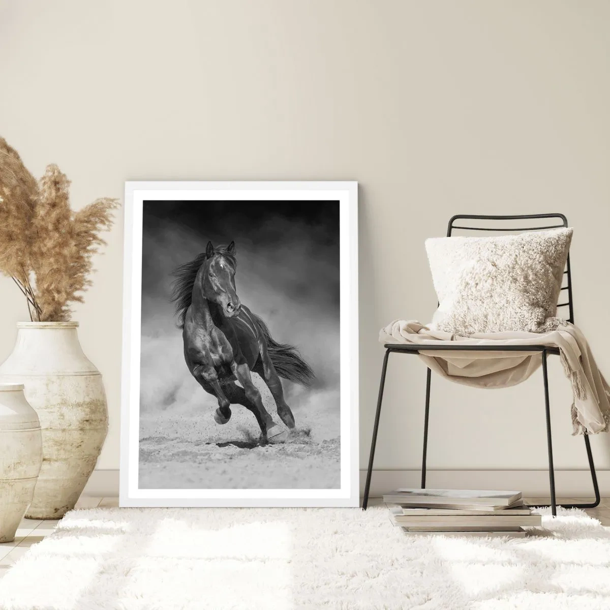 Poster in einem weißen Rahmen - Würdig des Emirs selbst - 61x91 cm