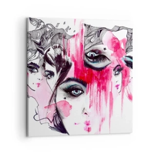 Bild auf Leinwand - Leinwandbild - , - 50x50 cm