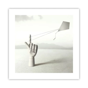 Poster - Kraftprobe - 40x40 cm