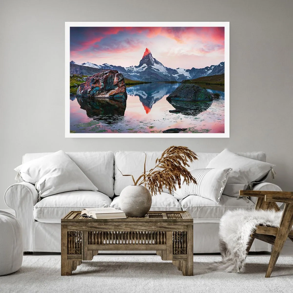Poster - Das Herz der Berge ist heiß - 91x61 cm