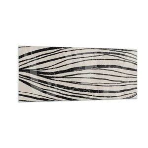 Glasbild - Bild auf glas - Linienpool - 100x40 cm