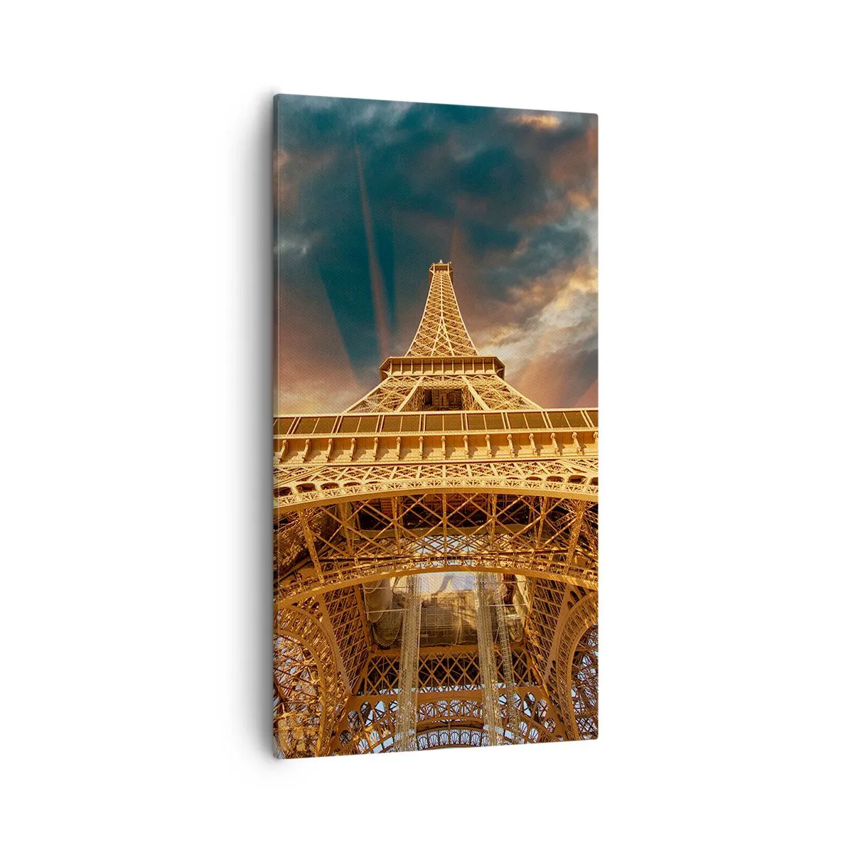 Bild auf Leinwand - Leinwandbild - Wie die Menschheit den Himmel erreichte - 55x100 cm