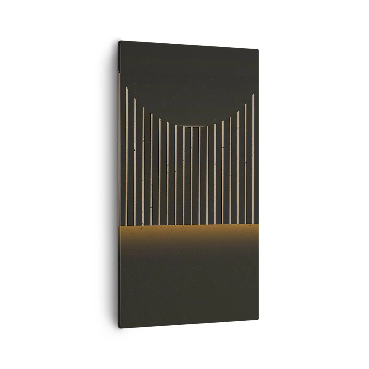 Bild auf Leinwand - Leinwandbild - Die Dunkelheit erkunden - 55x100 cm