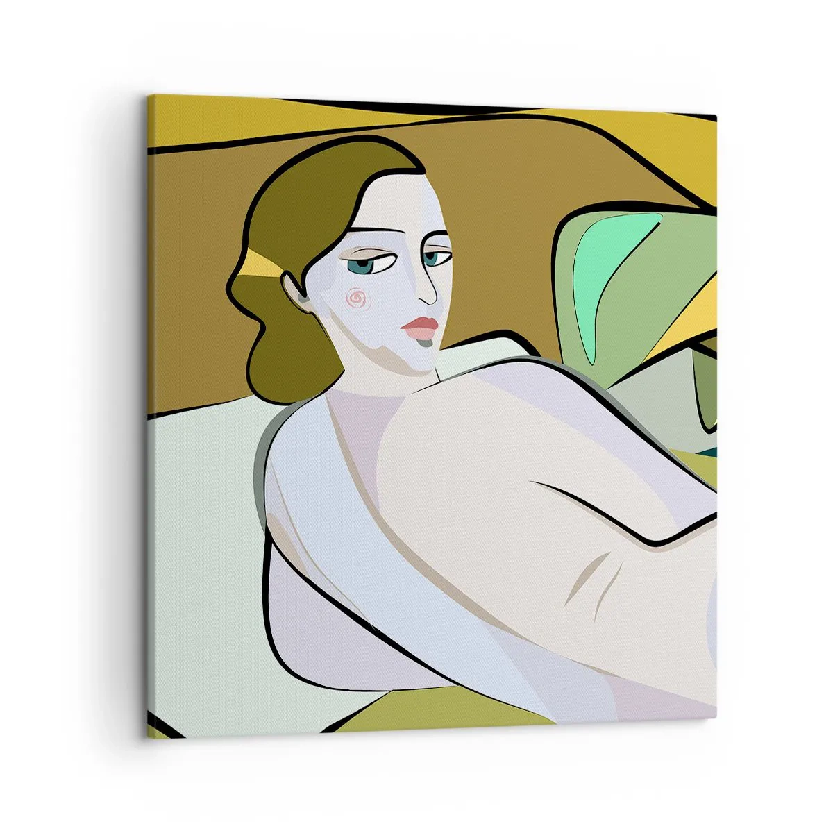 Bild auf Leinwand - Leinwandbild - Intimes Porträt - 50x50 cm