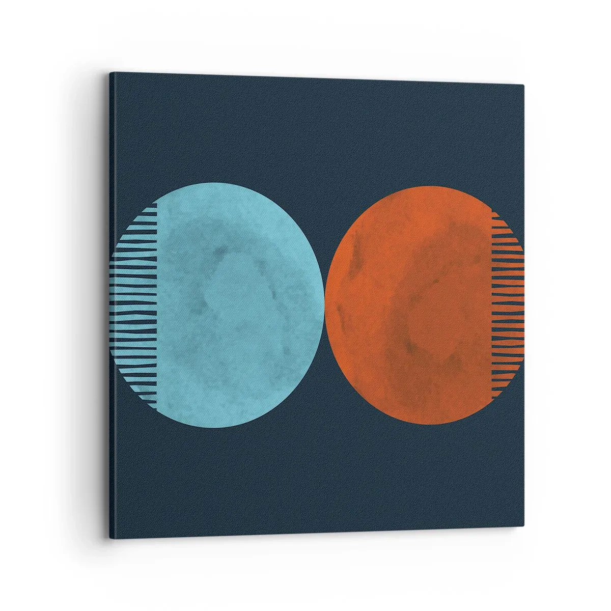 Bild auf Leinwand - Leinwandbild - Nur Geometrie? - 70x70 cm