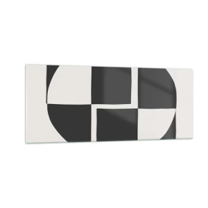 Glasbild - Bild auf glas - Antithese - Synthese - 100x40 cm
