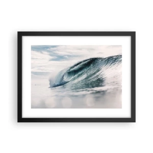Poster in einem schwarzem Rahmen - Wasserspitze - 40x30 cm